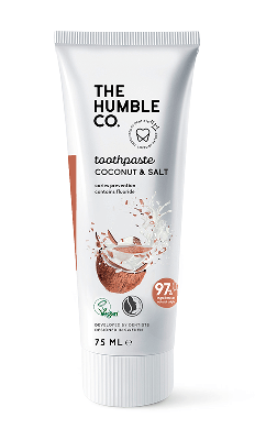 Humble Naturlig tandpasta - coconut og salt, med fluor